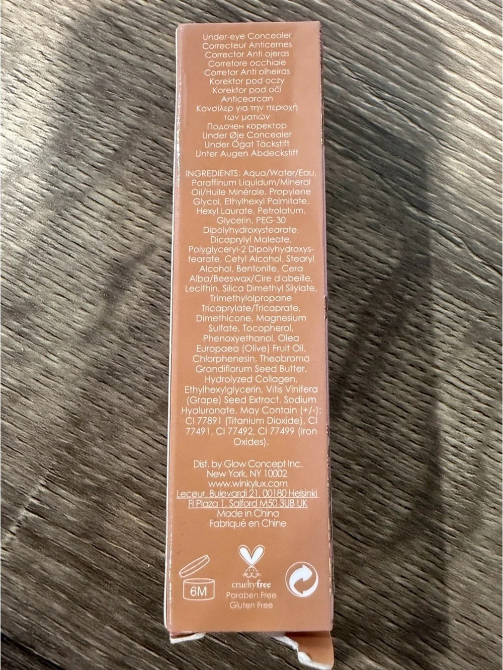 Winky Lux Peeper Perfect Concealer in Medium Deep 10 ml NEW